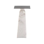 Figuration Side Table WMarble Base