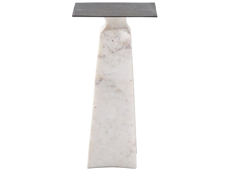 8b73346cf6c9242dfdf836be5cd81ecf Figuration Side Table WMarble Base - Image 1