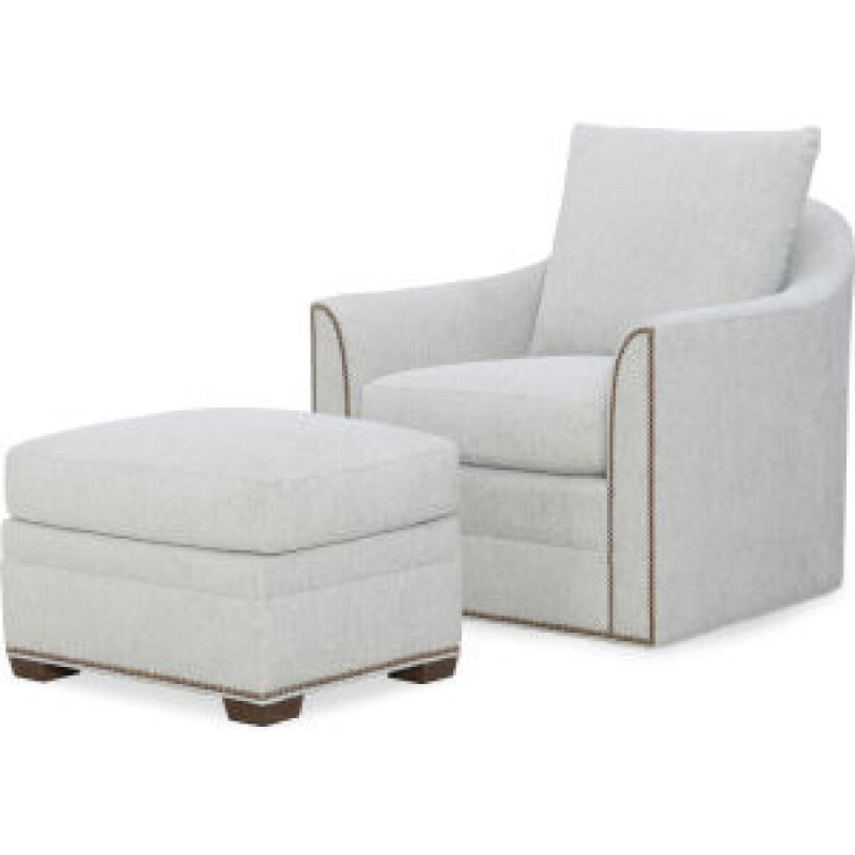 464-26 Panache Ottoman Ottomans & Poufs Gray 2 464-26 Panache Ottoman Ottomans & Poufs Gray 2
