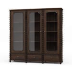 Milano Bookcase W/ 3 Glass Doors