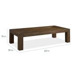 Andora Rectangular Cocktail Table Outdoor Tables Andora Chestnut 19