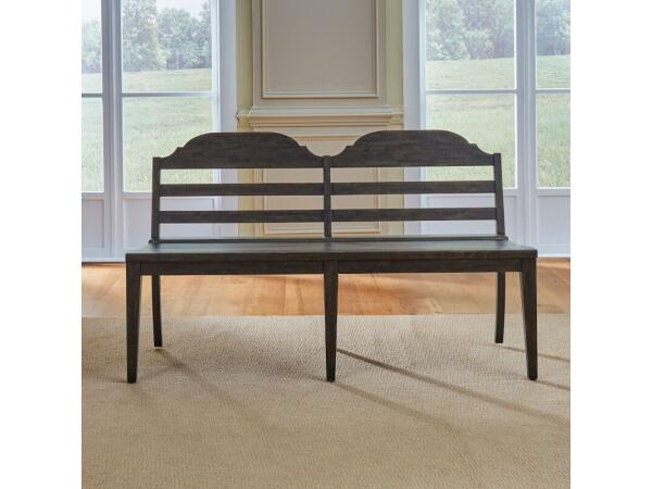 Paradise Valley Ladder Back Bench (RTA) Chairs & Benches Brown
