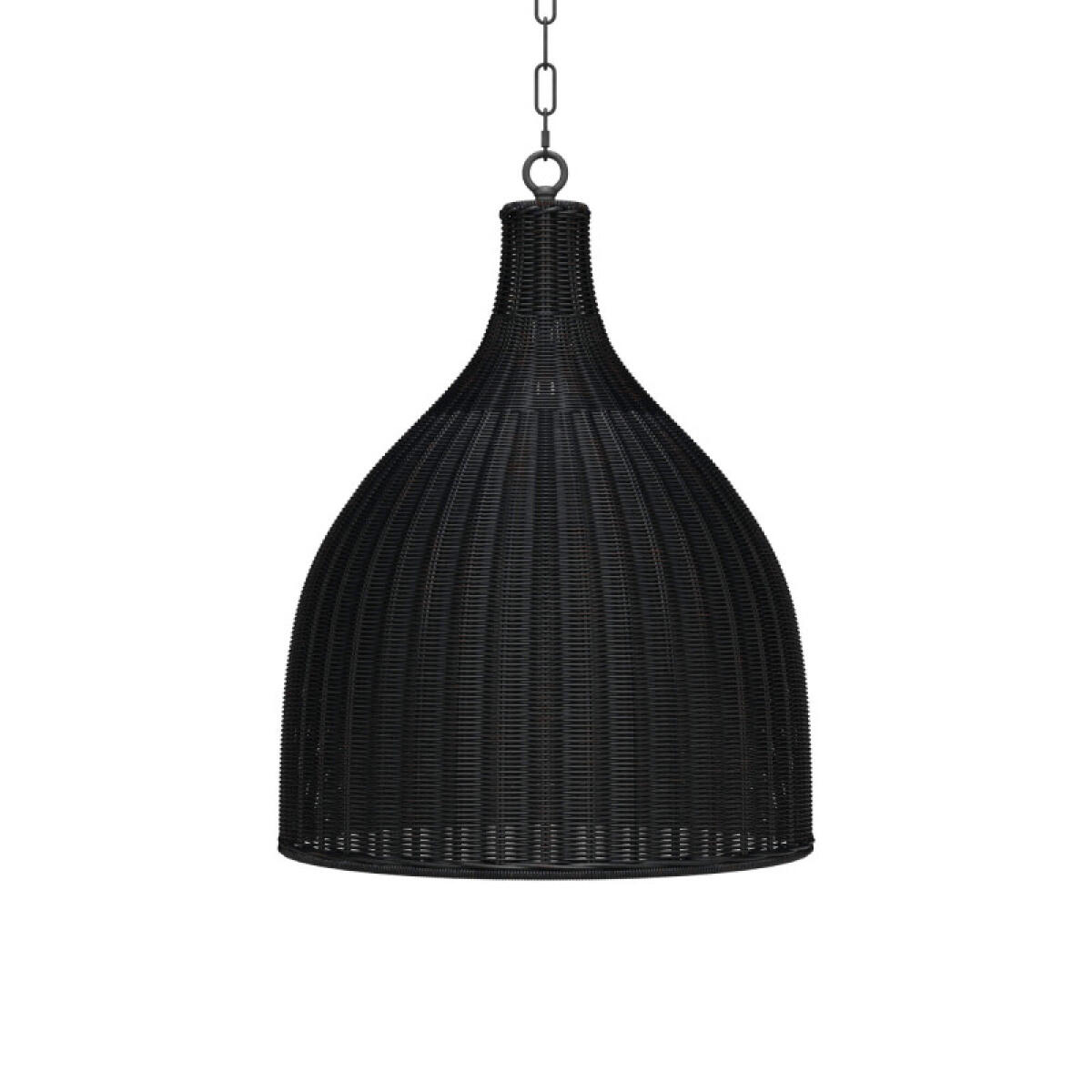 Hampton Rattan Pendant Medium Lighting Black 2 Hampton Rattan Pendant Medium Lighting Black 2