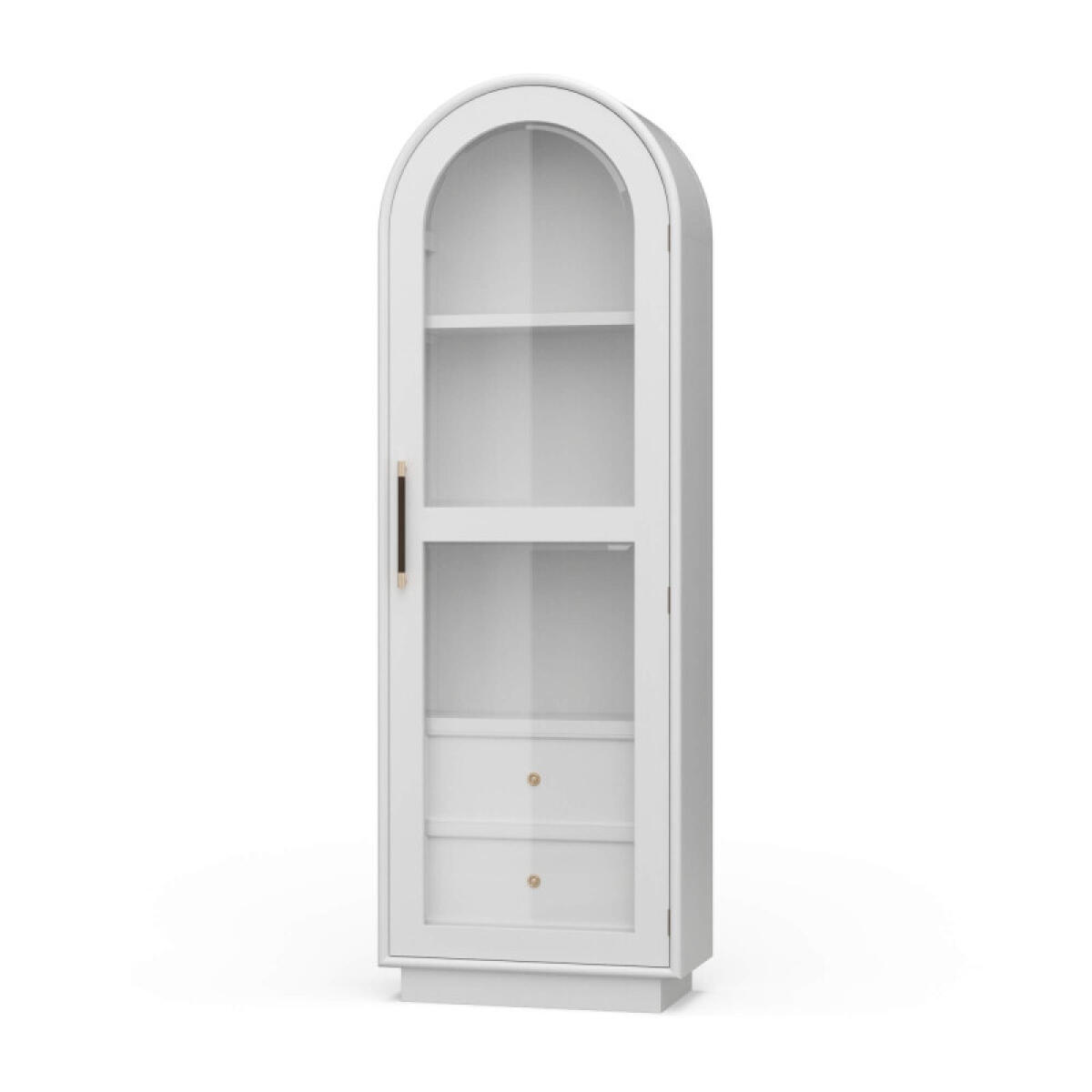 8c07a510f4b30b4cd98ee4b6ca6c0b08 Vannes Single Door Display Cabinet - Image 1