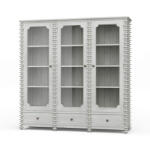 Milano Bookcase W/ 3 Glass Doors