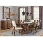 72 inch DOVETAIL DINING TABLE Dining Tables Brown 15