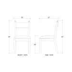 Bahama Dining Chair W/ Upholstered Seat - Image 8
