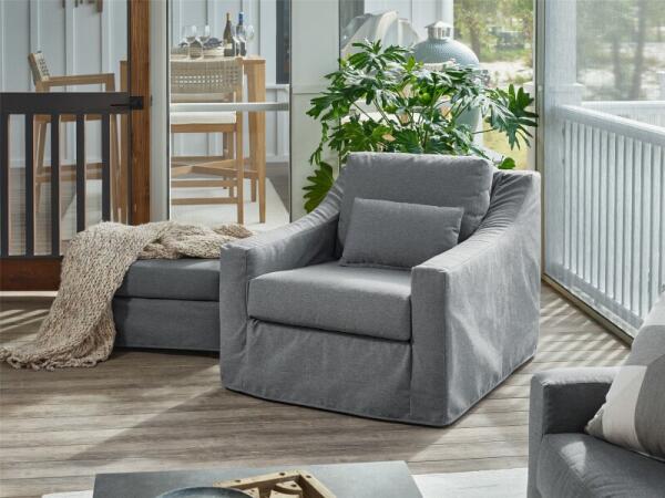 Brooke Outdoor Chair – Special Order Outdoor Chairs Gray