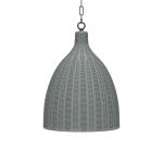 Hampton Rattan Pendant Small Lighting Blue 13