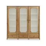 Milano Bookcase W/ 3 Glass Doors - Image 6