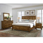 Maple Road Queen Slat Poster Storage Bed - Image 5