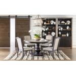 Complete Round Table Dining Sets Black 27