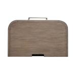 South Bend Open Nightstand w/ Charging Station Nightstands Brown 21