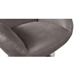 Ranlo Leather Swivel Arm Chair - Image 10