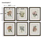 Orchid Botanical Framed Prints, S/6 - Image 6