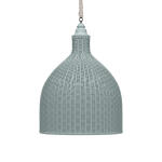 Hampton Rattan Pendant Extra Large Lighting Blue 7