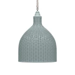Hampton Rattan Pendant Extra Large Lighting Blue 13