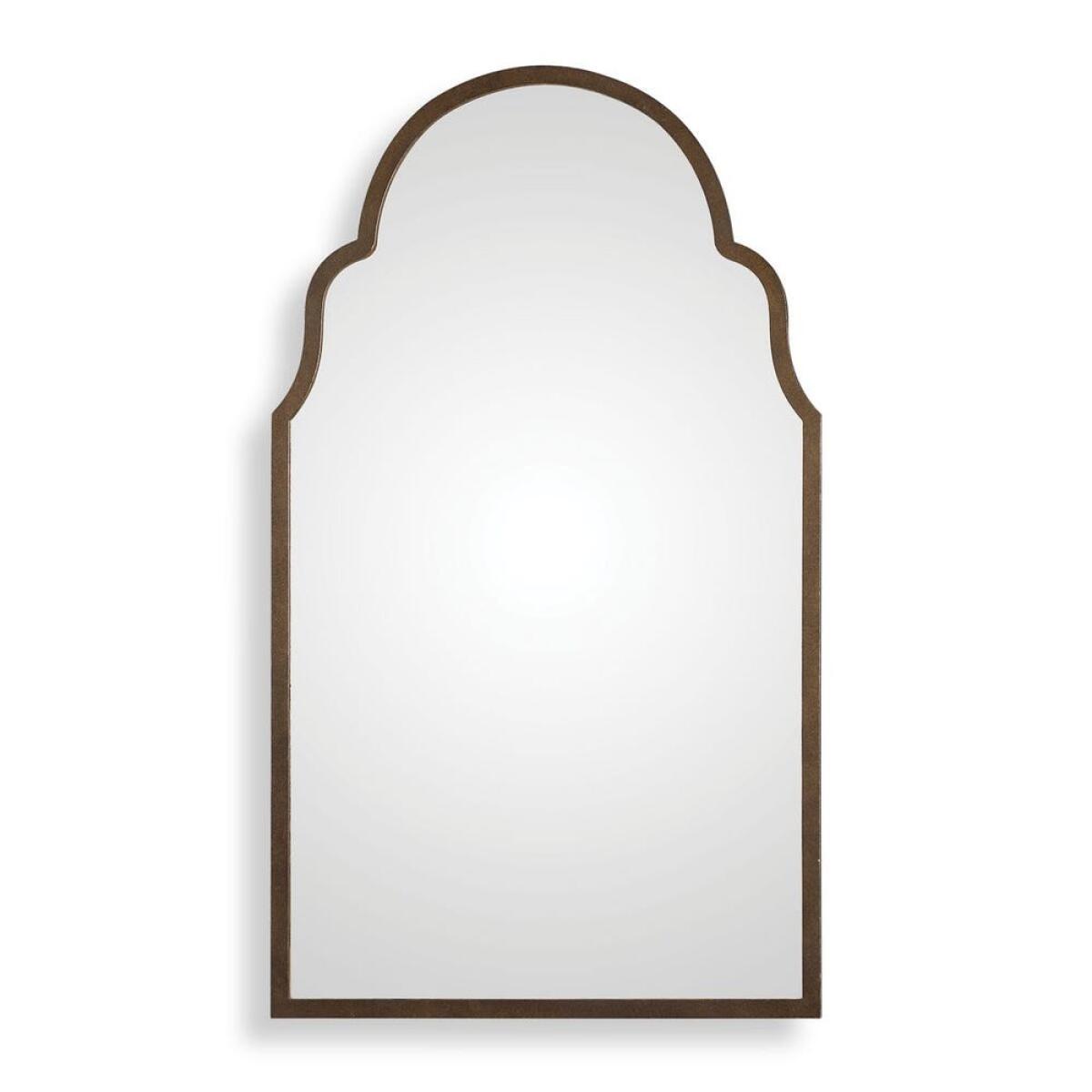 8d63bf69751ea24417b40e0060fd0249 Brayden Arch Mirror, Bronze - Image 1