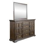 King Panel Bed, Dresser & Mirror - Image 4
