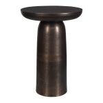 Joppa Indoor-outdoor Accent Table, Golden Dark Bronze Chairside Tables Brown 14