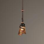 Vitalia, 1 Lt Mini Pendant Lighting Bronze / Brown 9