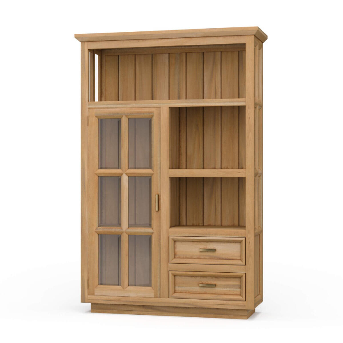 8db89a1e7d8af5ce3b54210d83bebed6 Dakota 1 Door Display Cabinet - Image 1