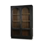 Vannes 2 Door Display Cabinet W/ Glass Shelves - Image 4