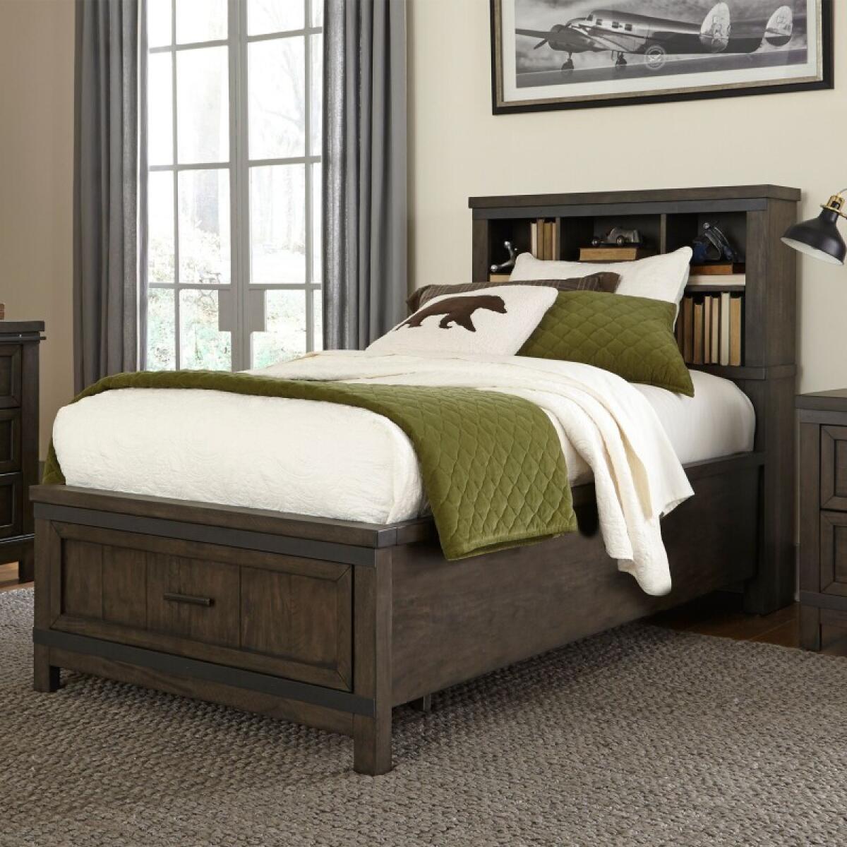 Thornwood Hills Full Bookcase Bed Youth Beds Brown 2 Thornwood Hills Full Bookcase Bed Youth Beds Brown 2