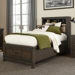Thornwood Hills Full Bookcase Bed Youth Beds Brown 5