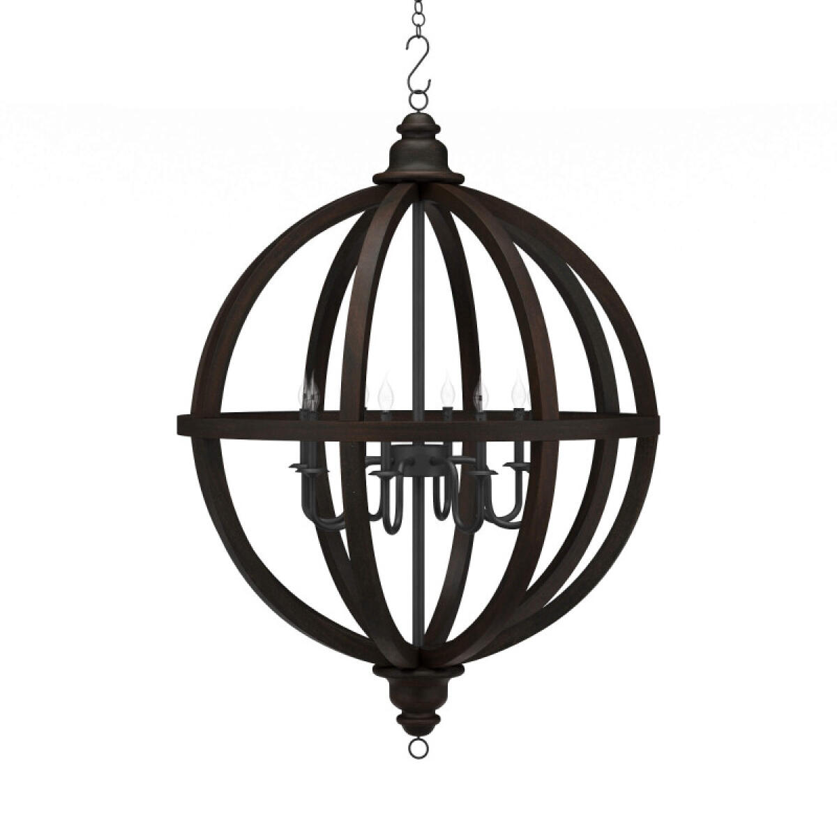 8e4d8fd15e4eb16524aed92cd9240019 Infinity Chandelier Medium W/ 6 Lights - Image 1