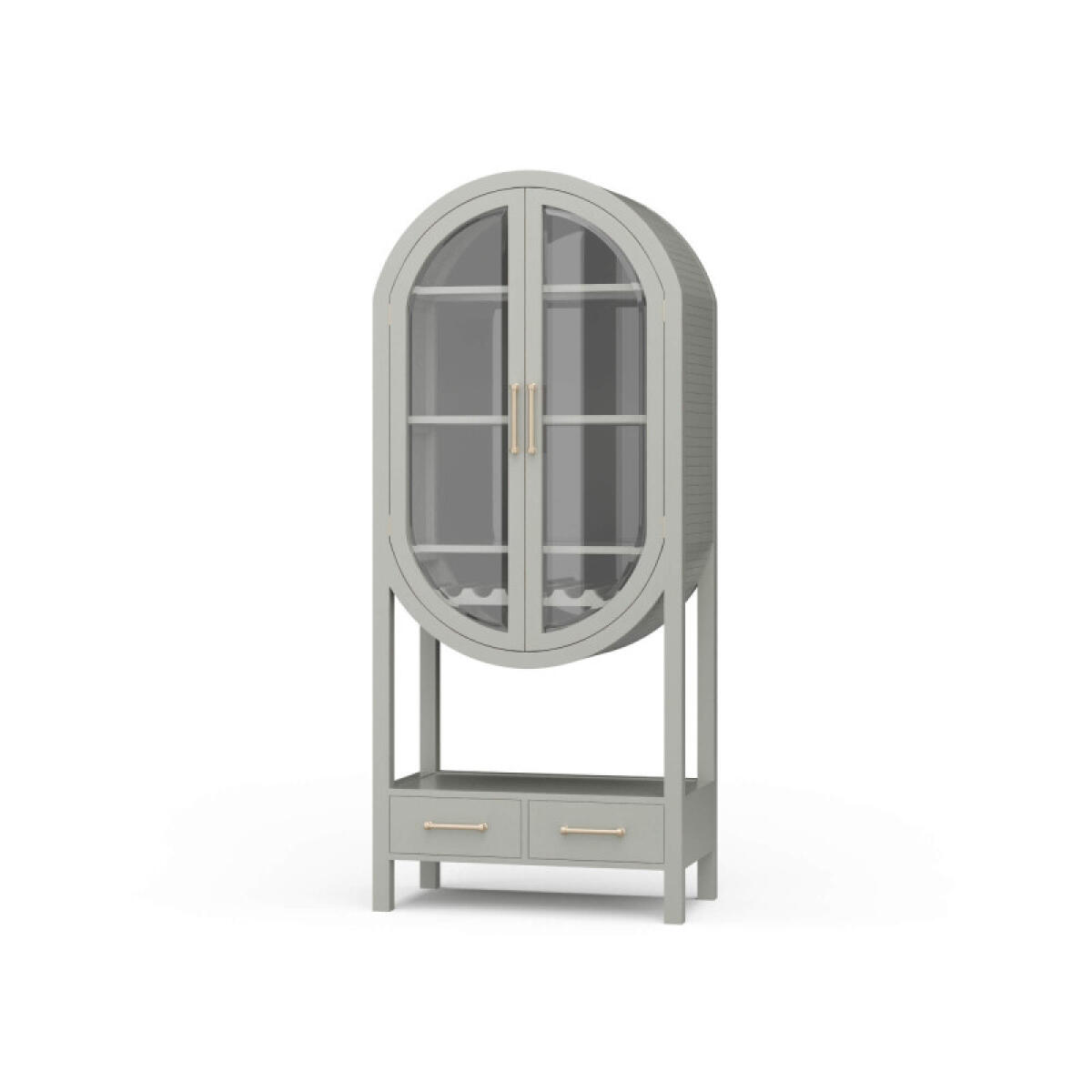 8e524217f2ca5a532dd903c90d928981 Napa Wine Cabinet W/ Mirrored Back - Image 1