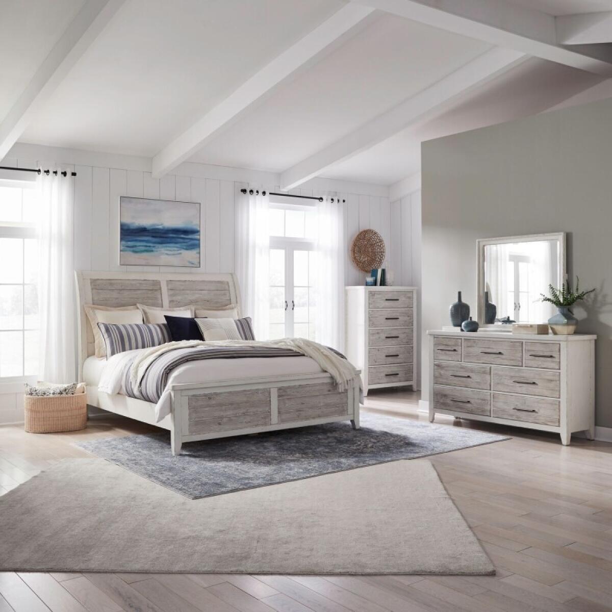 Backroads Queen Sleigh Bed, Dresser & Mirror, Chest Bedroom Sets Bedroom Sets 2 Backroads Queen Sleigh Bed, Dresser & Mirror, Chest Bedroom Sets Bedroom Sets 2