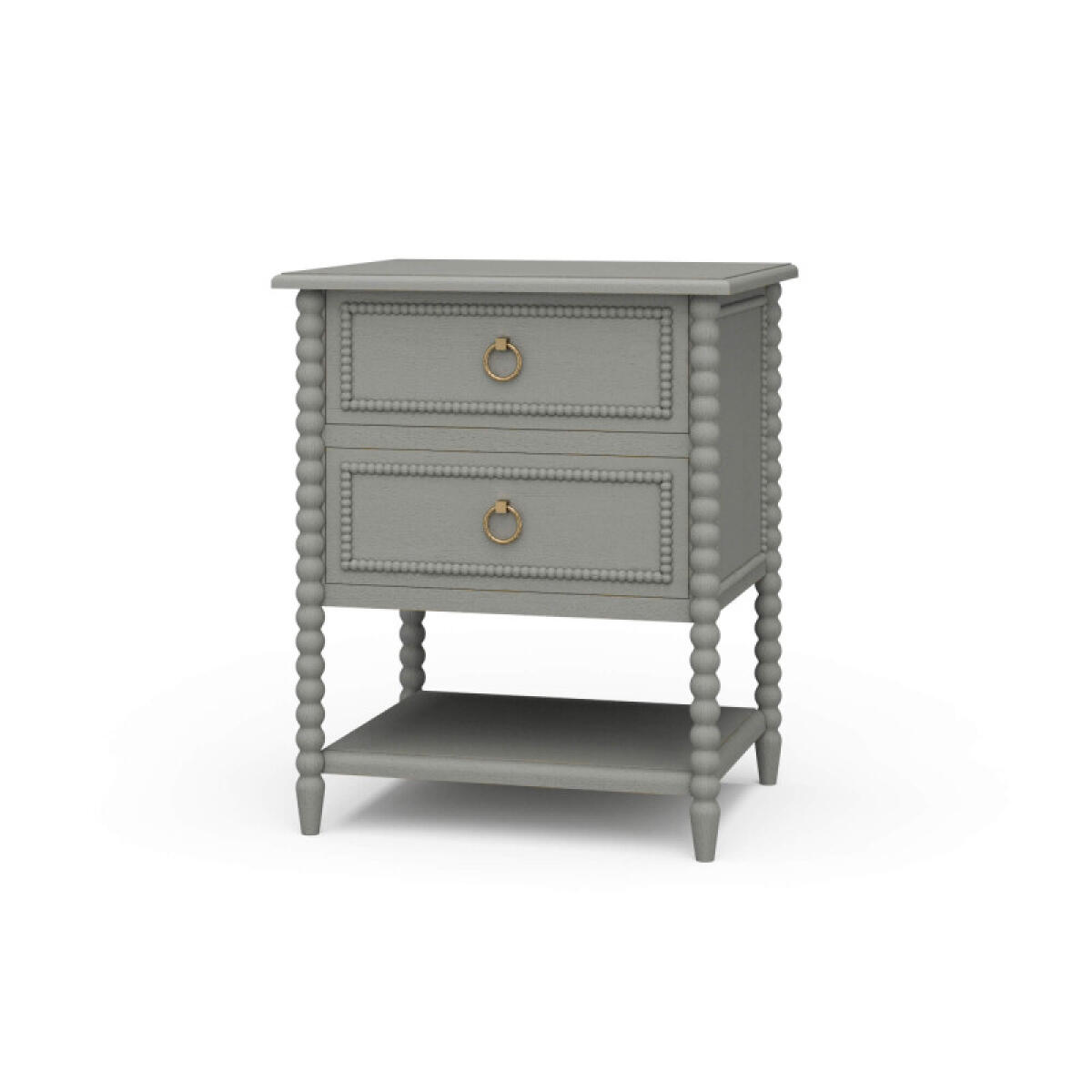8e86643184f54f6f1e97cf5fa82bd83b Cholet 2 Drawer Bedside Table W/ Shelf - Image 1