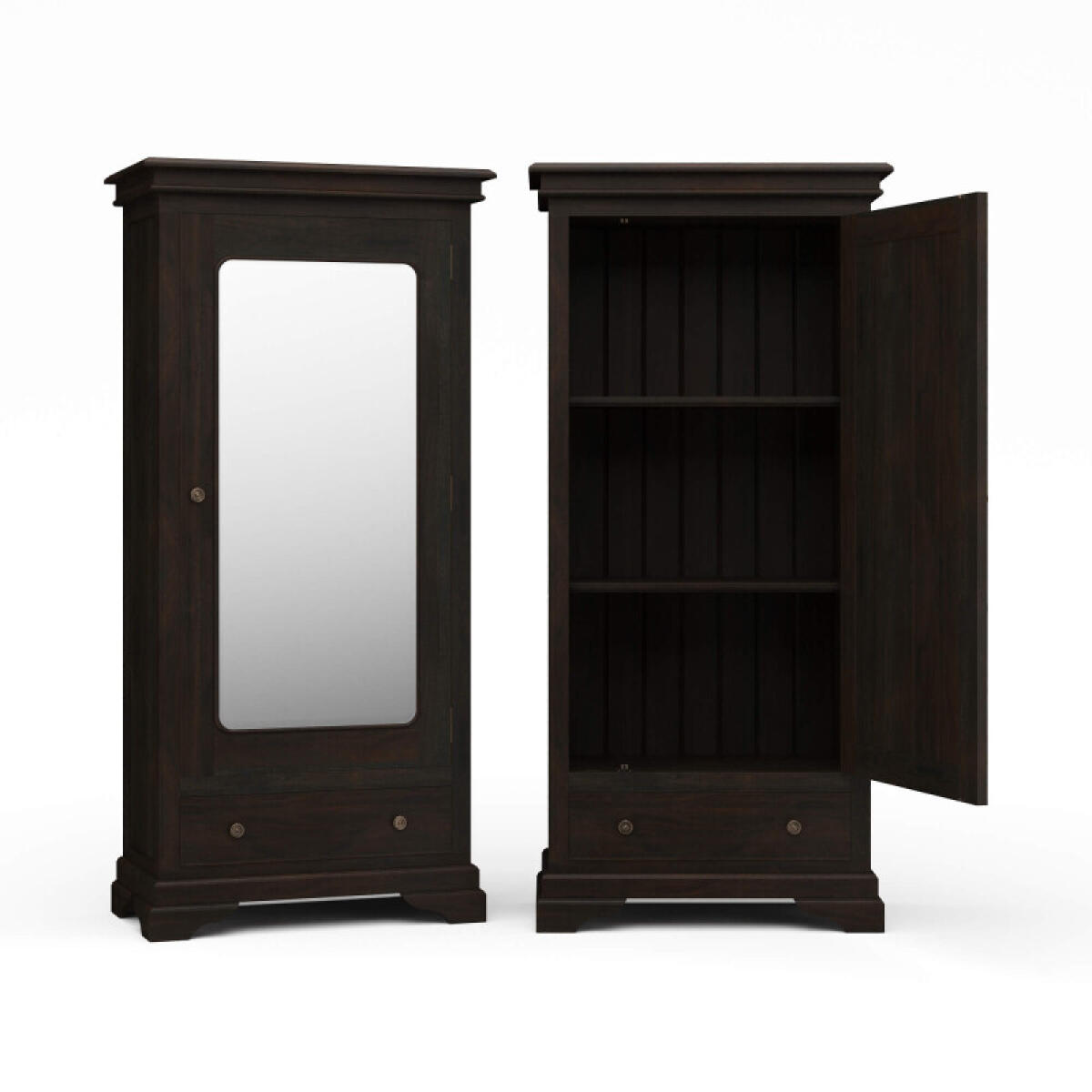 Homestead Mirror Wardrobe Chests Black 2 Homestead Mirror Wardrobe Chests Black 2
