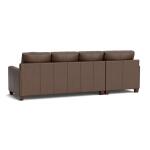 Carolina Leather Track Arm Chaise Sectional - Image 5