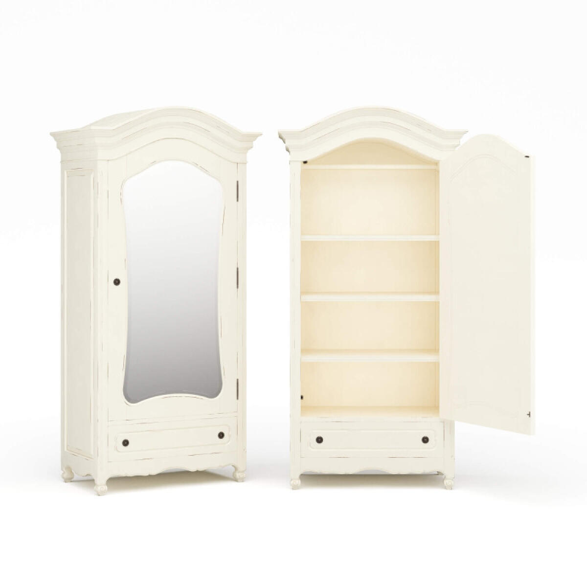 8ec6001d3f9d8f2040f2be79f369acef Provence Mirror Wardrobe - Image 1