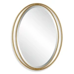 Rhodes Oval Mirror Mirrors Gold 11