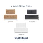 Complete Sleigh Bed 6/6 King Picket Fence CLH4012-4306K - Image 8