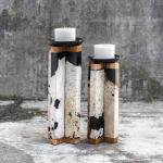 Illini Candleholders, S/2 - Image 6