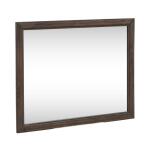Modern Edge Landscape Mirror Bedroom Mirrors Brown 10