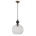 Mendota, 1 Lt Pendant Lighting Clear 18