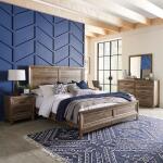 King California Panel Bed, Dresser & Mirror, Night Stand