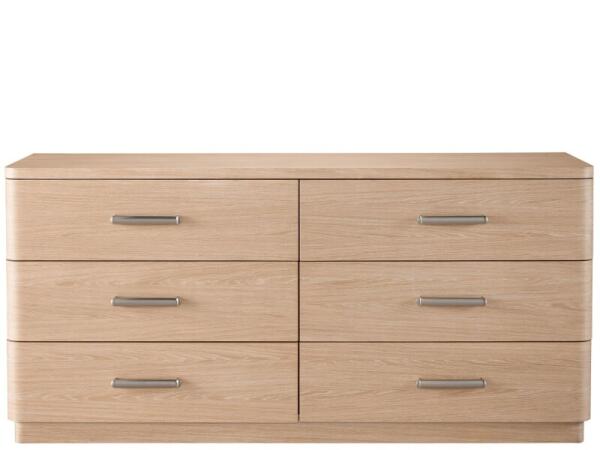 Modern Nomad Six Drawer Dresser Dressers Cream 9