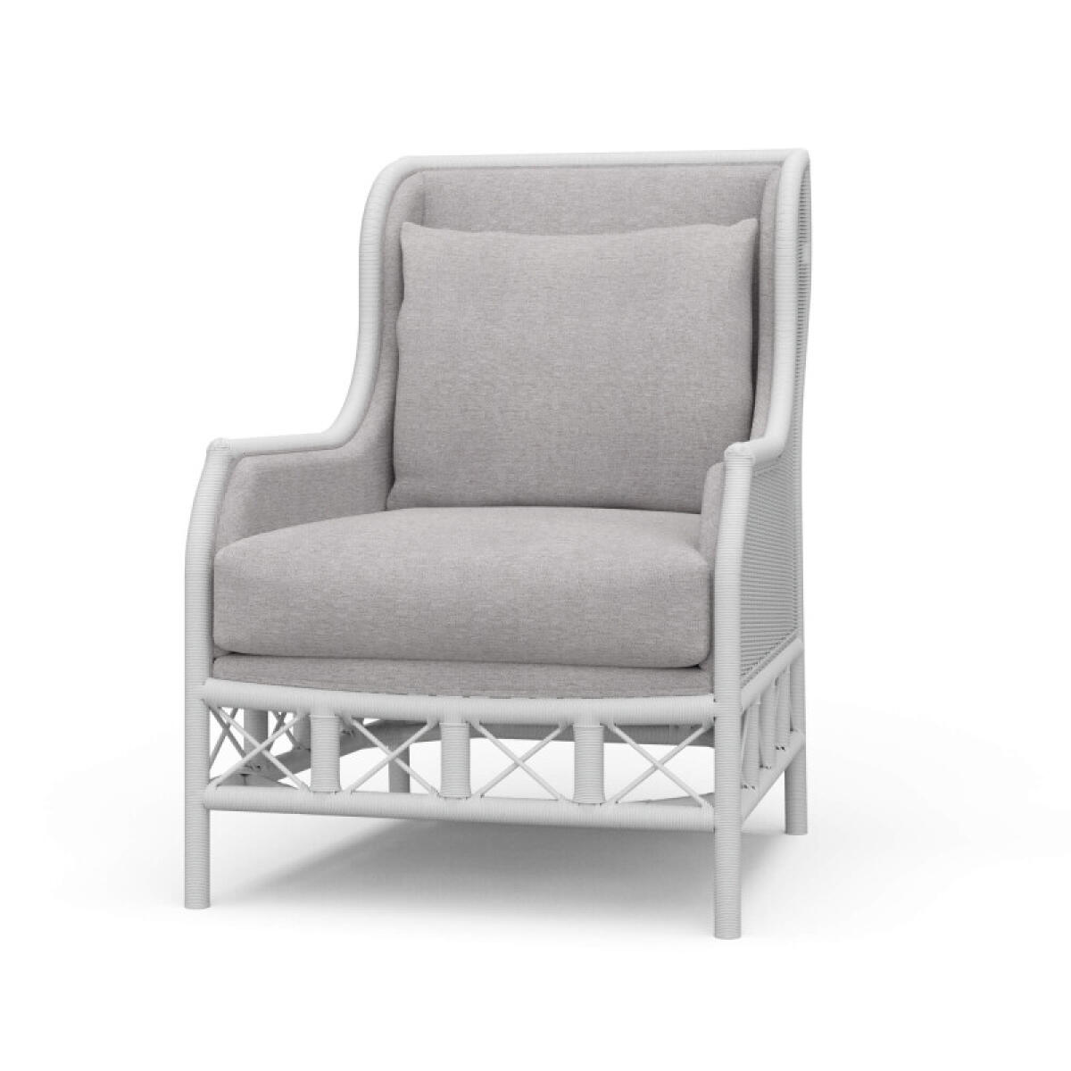 8fd3fb0f1c7936dc20f24e7640ebb23e Hampton Rattan Wing Chair - Image 1