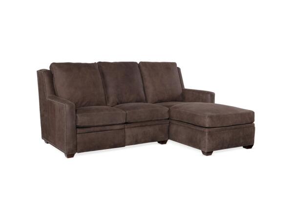 Sectionals 203 Revelin Reclining Sectional with One-Piece Back Sectionals Bradington-Young