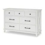 1861 Flatiron LK Dresser White Finish