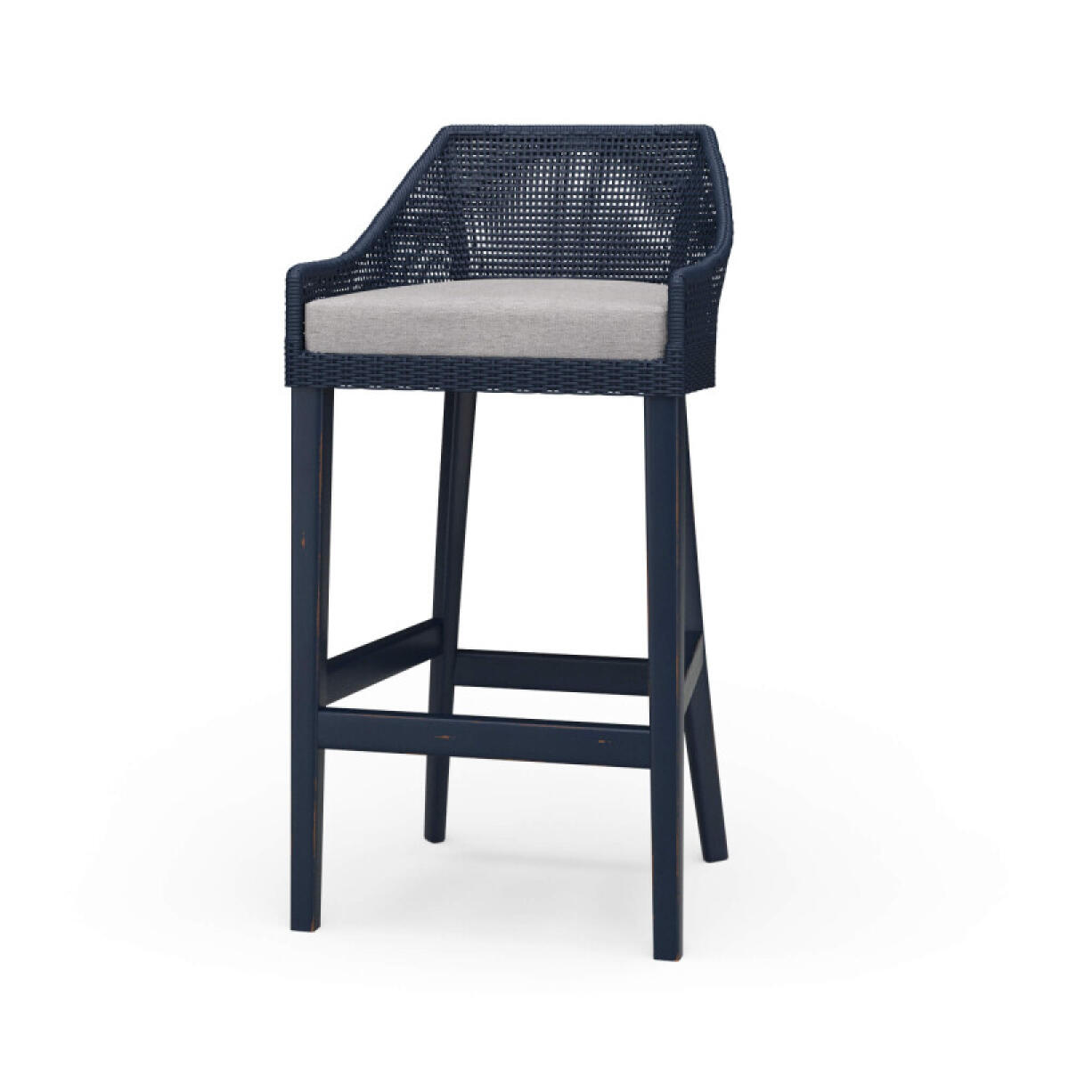 Savanah Rattan Barstool W/ Seat Cushion Barstools Barstools 2 Savanah Rattan Barstool W/ Seat Cushion Barstools Barstools 2