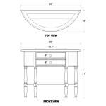Demi-lune Table - Image 8