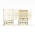 Sonoma Storage Cabinet W/ Baskets Dining Storage Bramble 14