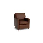 Trent Leather Accent Chair Chairs Bassett Furniture 9